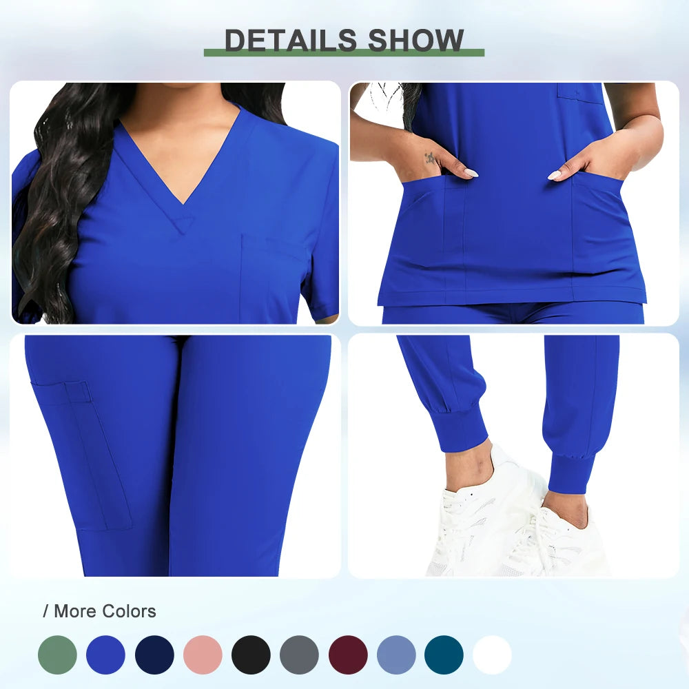 Azure Blue Jogger Set