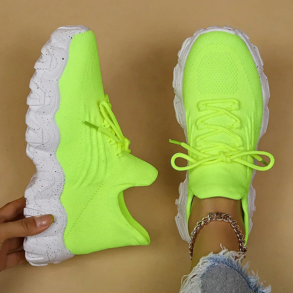 Green, Black & White Air Mesh