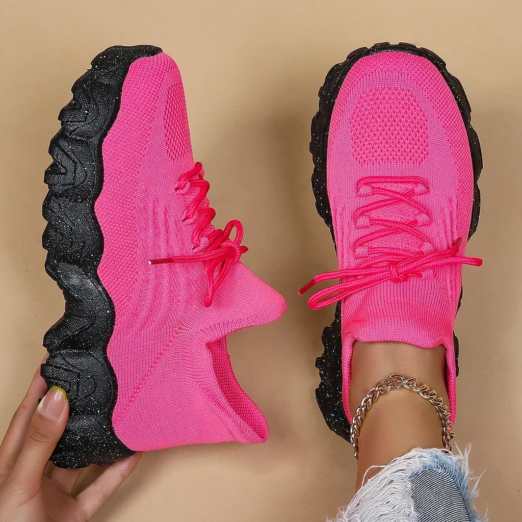 Red/ Black Air Mesh Sneaker