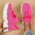 Red/White Air Mesh Sneaker