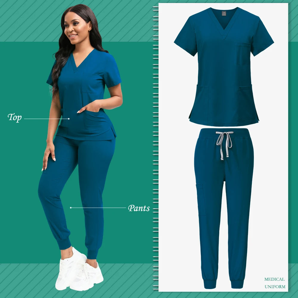 Azure Blue Jogger Set