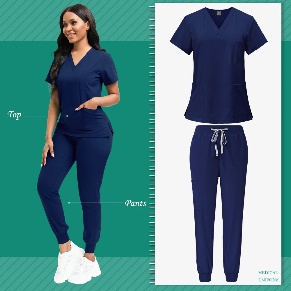 Navy Blue Jogger Set