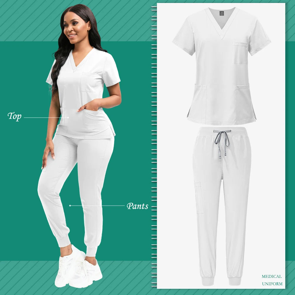 White jogger Set