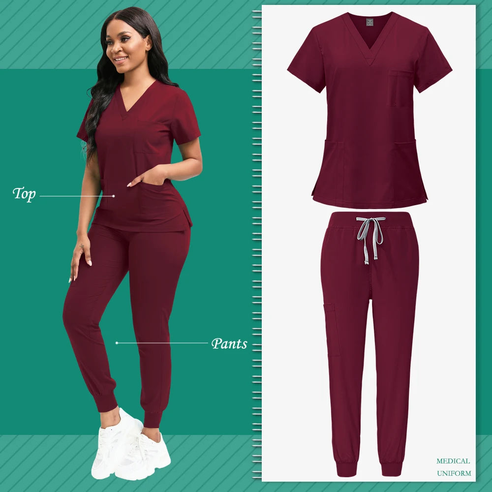 Burgundy Jogger Set