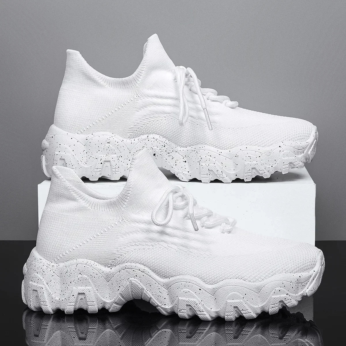 All White Air Mesh Sneaker